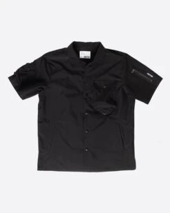 EPTM SNAP BUTTON SHIRT-BLACK