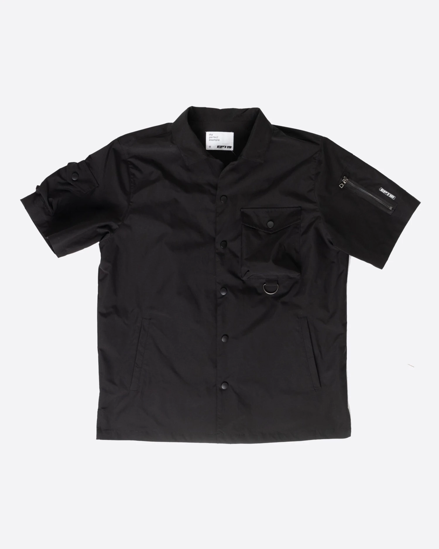 EPTM SNAP BUTTON SHIRT-BLACK 1 EPTM SNAP BUTTON SHIRT-BLACK