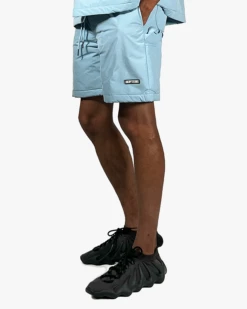 EPTM PUFFER SHORTS-SKY BLUE -EPTM bluepuffshort3 4