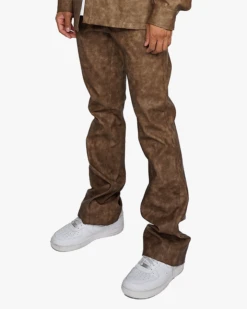 EPTM ROADHOUSE FLARE PANTS-BROWN -EPTM brown 3