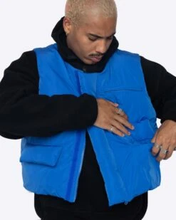 EPTM BUBBLE VEST-ROYAL -EPTM drop25