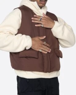EPTM BUBBLE VEST-BROWN -EPTM drop41
