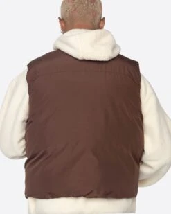 EPTM BUBBLE VEST-BROWN -EPTM drop44