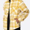 EPTM SLIT FLANNEL SHIRT- MODERN YELLOW