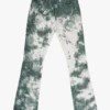 EPTM TIE DYED STACKED FLARE PANTS-GREEN