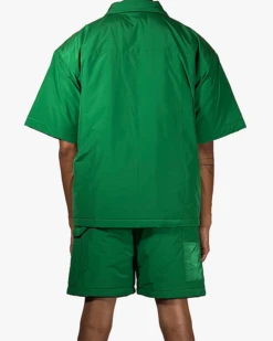 EPTM PUFFER SHIRT-GREEN -EPTM greenpufftopback