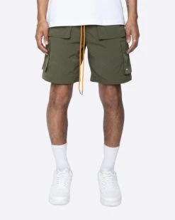 EPTM SNAP CARGO SHORTS-OLIVE