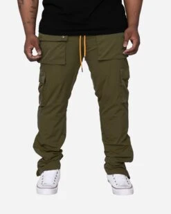 EPTM XLBOYZ SNAP CARGO PANTS-OLIVE