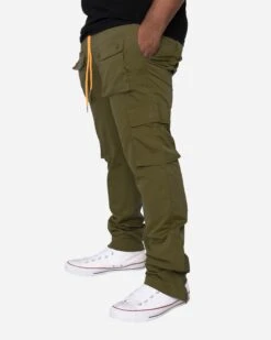 EPTM XLBOYZ SNAP CARGO PANTS-OLIVE -EPTM olivexlboyz3