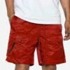 EPTM DOUBLE CARGO SHORTS-RED